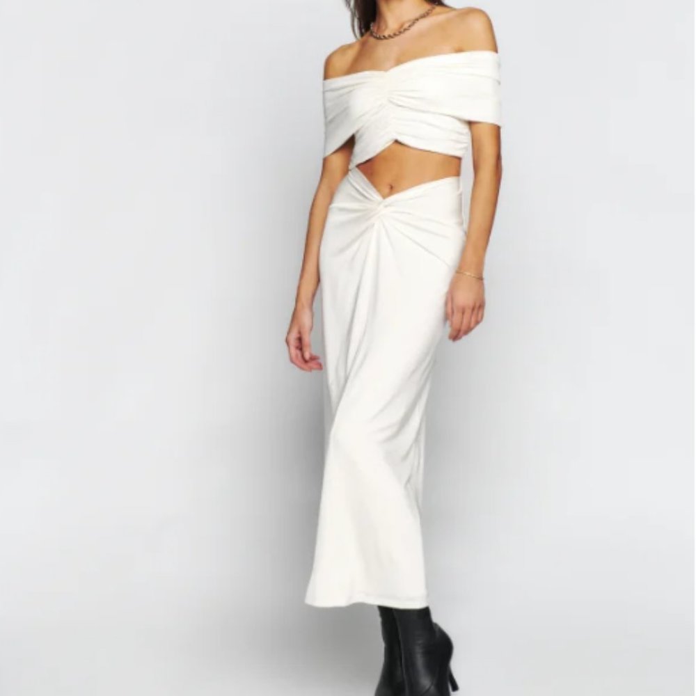 NWT Reformation Atwood Knit Two-Piece Set